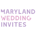 Maryland wedding invite